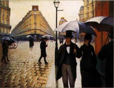 Gustave Caillebotte Paris Street, Rainy Weather oil painting picture